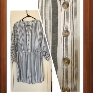 HINT OF BLUSH striped dress  XL - NEVER WORN